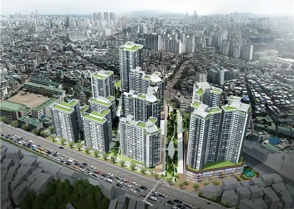 가리봉동 87-177 일대 재개발 사업 후보지 경관계획 구상안(출처. 서울시)