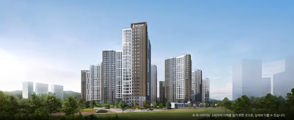 더샵 신문그리니티 투시도(사진제공. 포스코이앤씨)