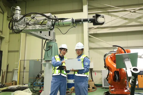 포스코DX 산업용로봇 테스트 모습