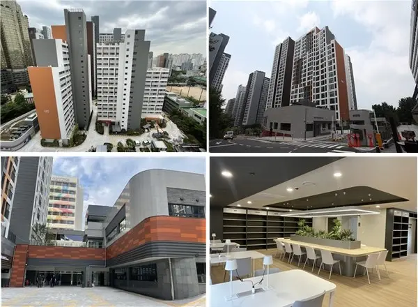 공덕크로시티 전경과 편의시설(사진. 서울시)