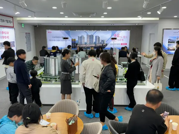 도봉 금호어울림 리버파크 견본주택 내부 모습 (사진. 금호건설)