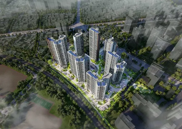  * 이달 분양 예정인 도마 포레나해모로 조감도. 제공/한화 건설부문