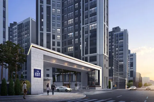 원주 동문 디 이스트’ 문주 모습, 사진= 동문건설