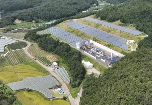 김천시 소재 그린수소 생산기지 구축 조감도. /삼성물산 제공