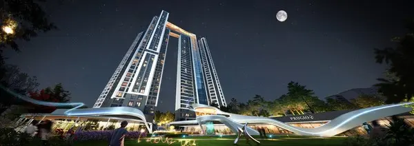 안산 주공6단지 푸르지오 포레티넘 랜드마크 투시도 (사진제공. 대우건설)