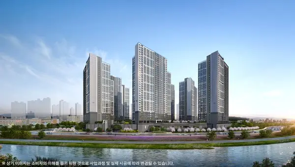 더샵 탕정인피니티시티 투시도 (사진제공. 포스코이앤씨)