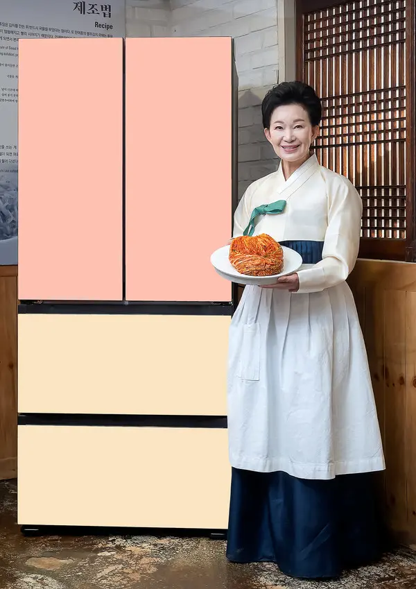 이하연 김치 명인과 삼성전자 비스포크 김치 냉장고