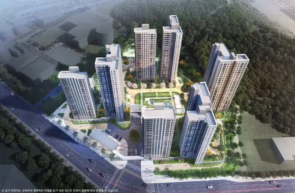 영통자이 센트럴파크 조감도 (사진제공. GS건설)