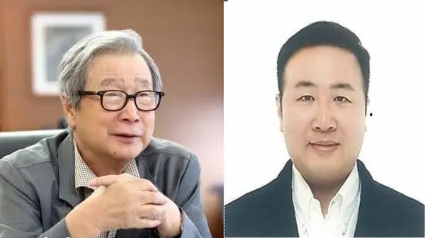  * 곽영필 회장과 아들 곽준상 대표이사 부회장(우)