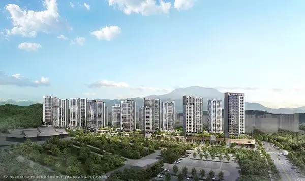 힐스테이트 중외공원 투시도 (사진. 현대엔지니어링)