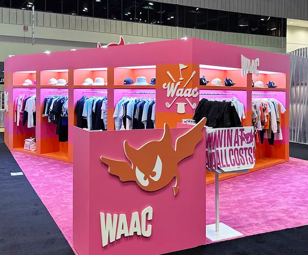 코오롱인더스트리 골프웨어 브랜드 왁이 미국 PGA 쇼에 참가했다. (사진제공. 코오롱) 