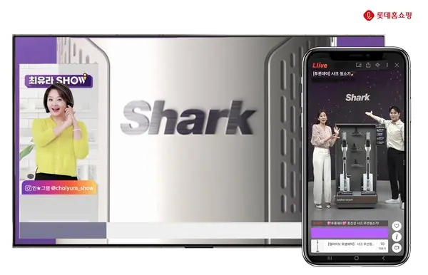 롯데홈쇼핑은 미국 청소기 1위 