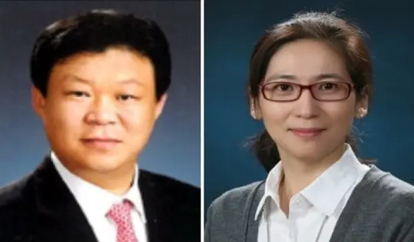 왼쪽부터 신임 사외이사 후보로 추천 받은 최영권 전 우리자산운용 대표이사와 송성주 고려대학교 통계학과 교수. [출처: 신한금융그룹]