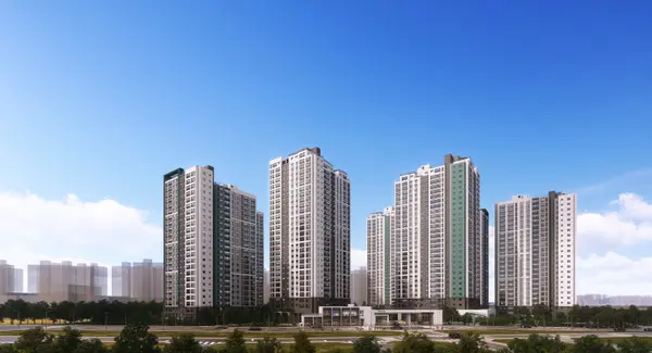 평택푸르지오 센터파인 주경 투시도(사진제공. 대우건설)