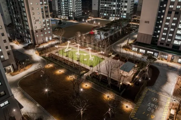 시티오씨엘 1단지 파티가든 전경