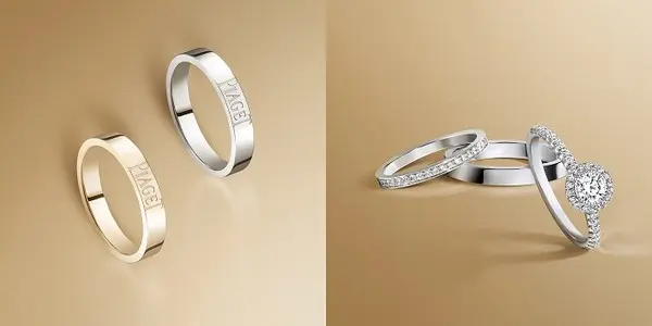 피아제(PIAGET) 라임라이트 웨딩 링