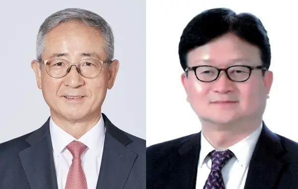 태영건설 최금락 부회장(왼쪽)과 최진국 사장