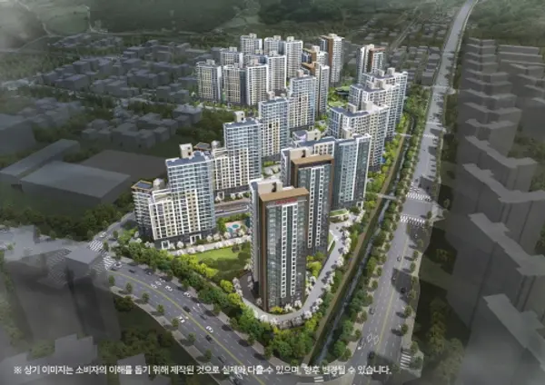 힐스테이트 죽림더프라우드 조감도