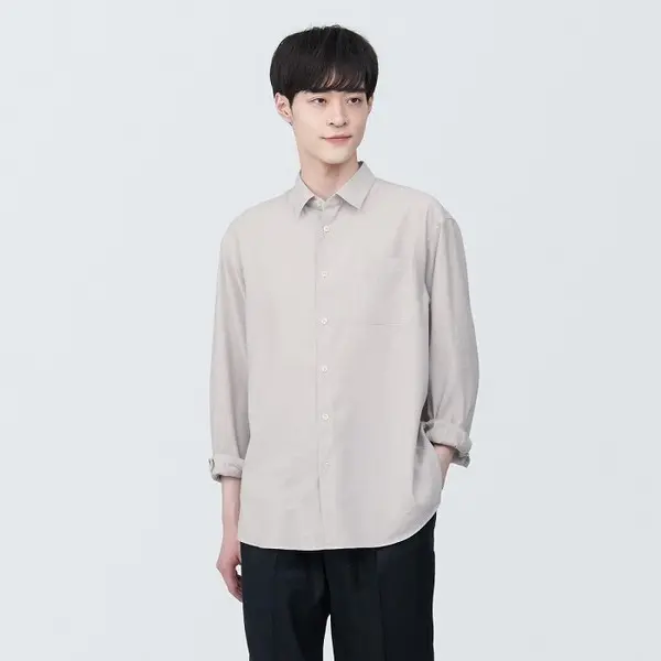  헴프 긴소매 셔츠