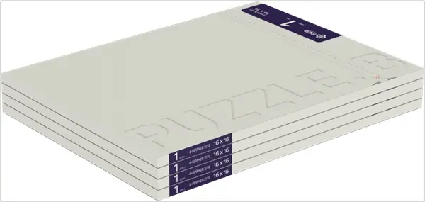 퍼즐비 수화무세포진피 패키지 샘플 디자인