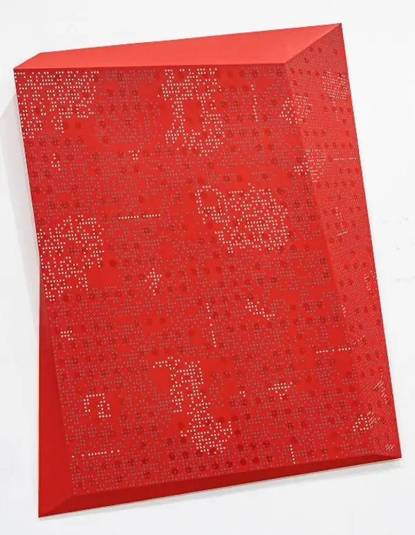 박종규 작가의 ‘수직적 시간’(2023, 167x130cm) 작품, 미래에셋증권 제공