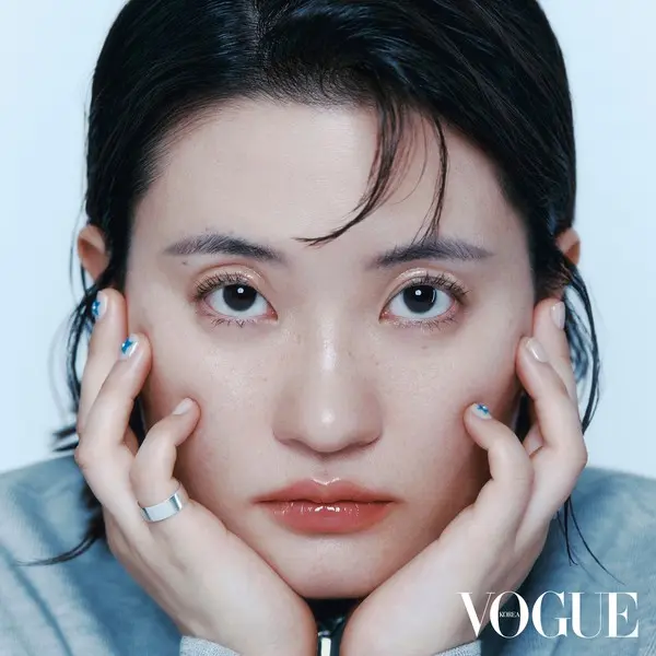 크림 스킨 앰버서더에 선정된 원지의 보그코리아 화보 (사진제공. 라네즈)