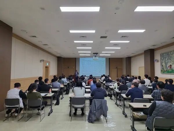 롯데건설 품질혁신 아카데미 교육 장면 (사진제공. 롯데건설)