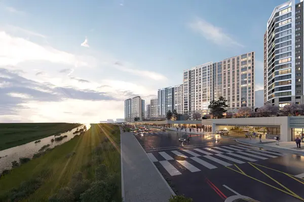 운정자이 퍼스트시티 단지 내 상가 투시도 (사진. GS건설)