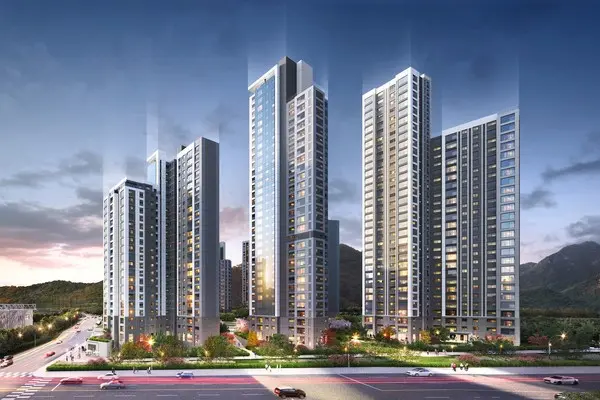 안양 종합운동장 북측 재개발정비사업 투시도(사진. 롯데건설)