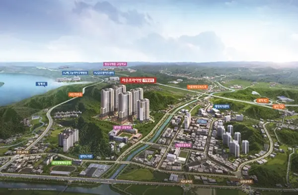 라온프라이빗 가평설악 광역 투시도