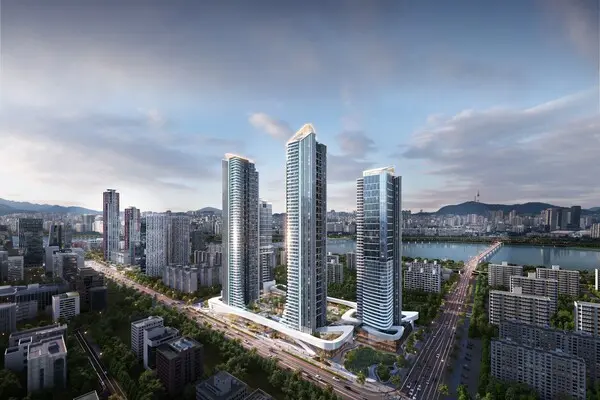 여의도 한양 아파트 재건축 조감도