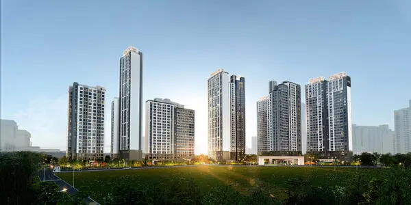 아크로 베스티뉴 단지 투시도 (사진제공=DL이앤씨 )