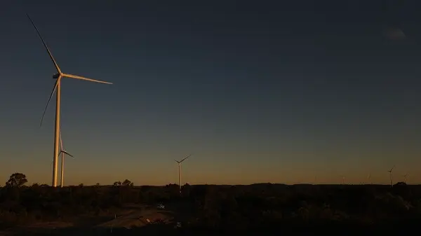 맥킨타이어 풍력발전소 전경