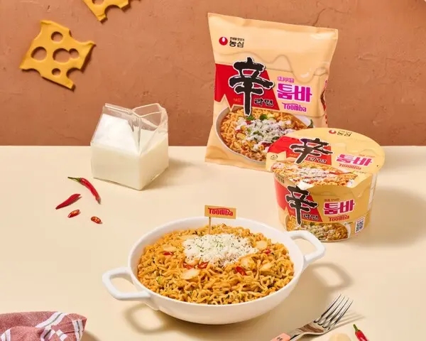 농심 신라면 툼바 2종 연출 이미지