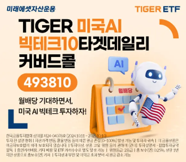 TIGER 미국AI빅테크10타겟데일리커버드콜
