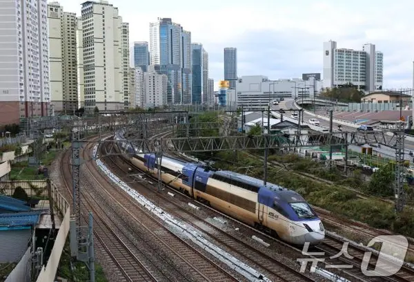 서울 용산 선로 모습. 2024.10.23/뉴스1 ⓒ News1 구윤성 기자