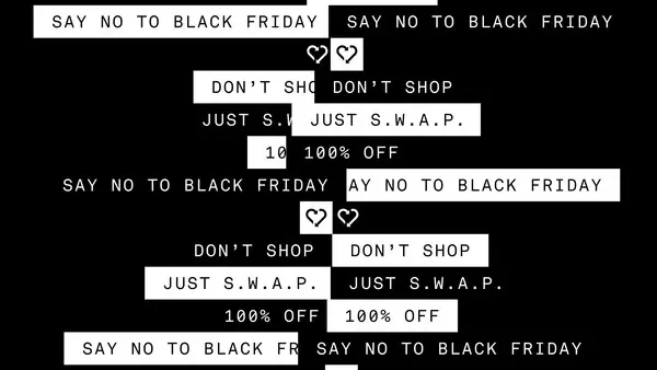 프라이탁 SAY NO TO BLACK FRIDAY 캠페인