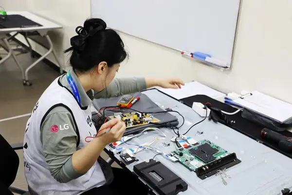 LG전자 서비스 매니저들이 글로벌 사업장 곳곳에서 열린 