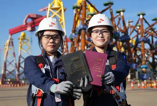 SK오션플랜트 업계 처음으로 해상풍력 하부구조물 품질 기준서 발간했다. (사진제공=SK오션플랜트)