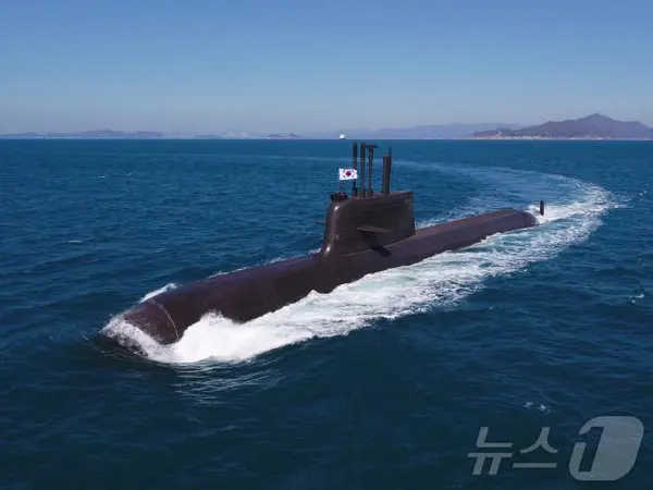 한화오션이 건조한 장보고-III 잠수함(한화오션 제공)
