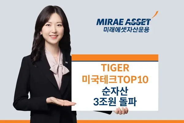 ‘TIGER 미국테크TOP10 ETF’ 순자산 3조 돌파