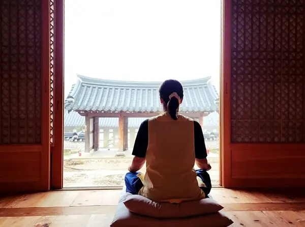 해인사 해인삼매 명상 진행 모습 (사진 제공: 해인사)