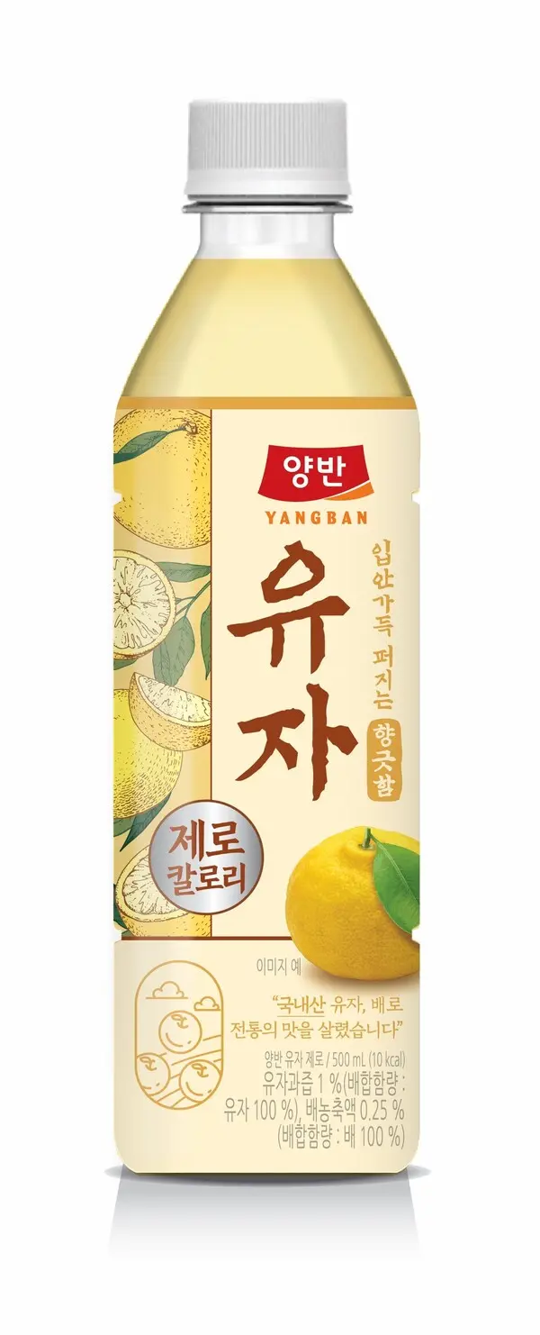 동원F&B, ‘양반 유자 제로’ 출시