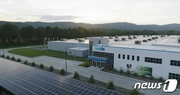 한화솔루션 미국 조지아주 달튼 생산공장 전경,(한화솔루션 제공)