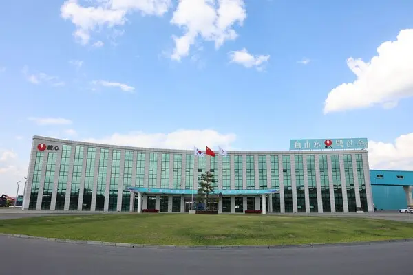 농심 백산수 공장 전경