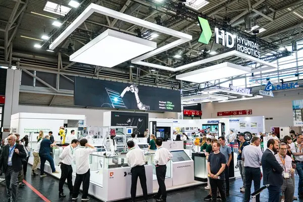 HD현대로보틱스는 독일 뮌헨에서 개최되는 글로벌 최대 규모의 로봇 산업 박람회인 