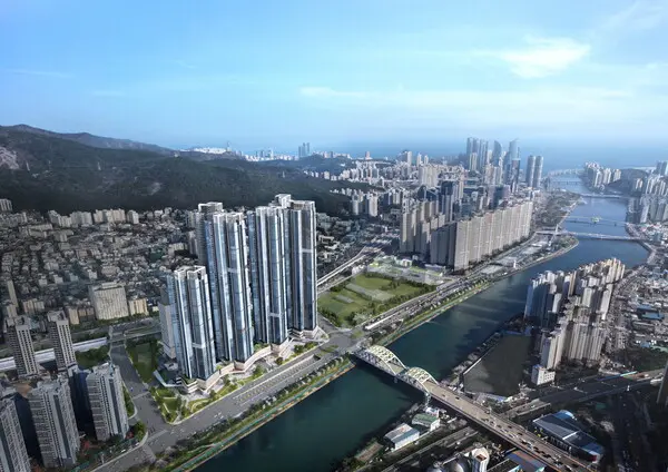해운대 르엘 리버파크 센텀 조감도 (사진=롯데건설)