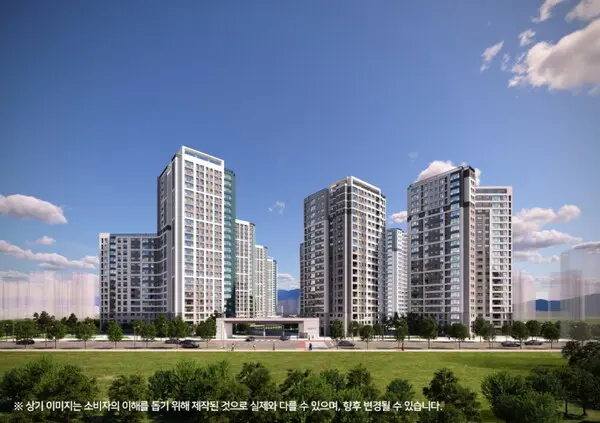 에코델타시티 푸르지오 트레파크 투시도