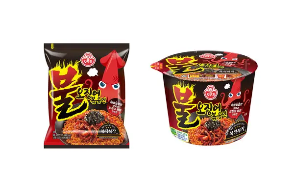 오뚜기 불오징어볶음면 시뮬컷