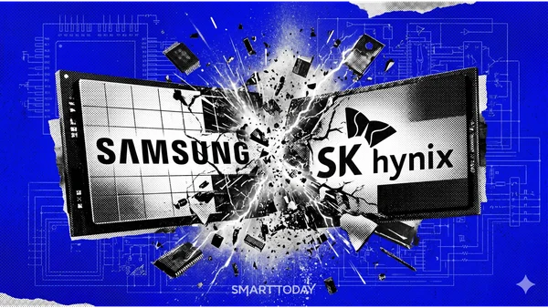 SK하이닉스, 200만원 초읽기...'노조 파업' 삼성전자 추월권 진입